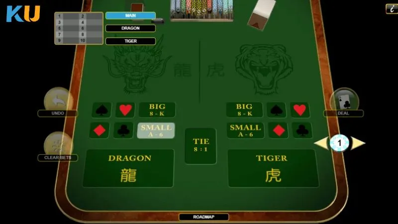 Cách chơi Rồng Hổ KUBET cơ bản