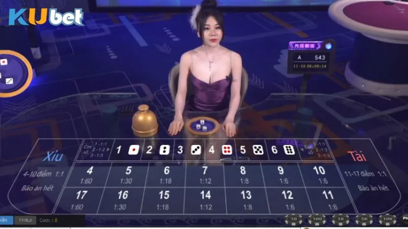 Cách chơi Tài Xỉu KUBET cơ bản