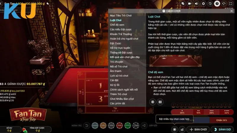 Luật chơi cơ bản