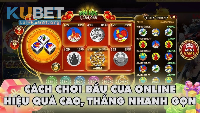 Luật chơi chi tiết của Bầu Cua Online