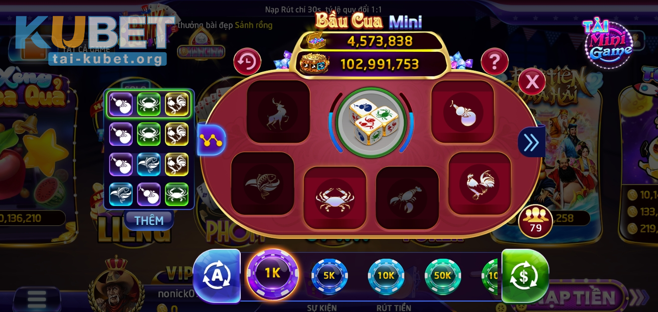 Chơi Bầu Cua ở đâu uy tín chất lượng