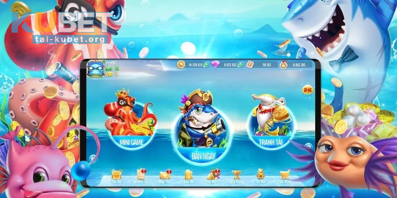 Phòng game bắn ngay hấp dẫn người chơi